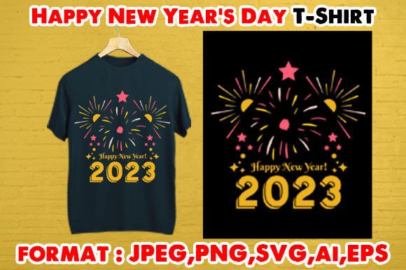Download Happy New Year's Day T- Shirt - New year's day Collection