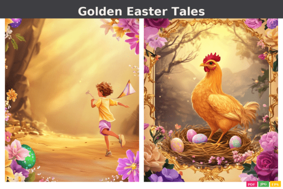 Download Golden Easter Tales Pages - Easter Collection