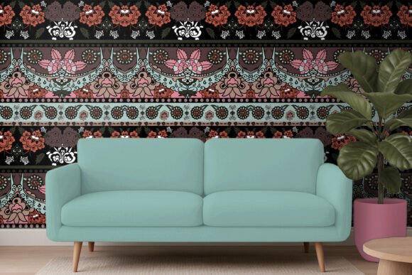 Download Ornamental Floral Border Seamless Patter - Ornamental floral border Collection