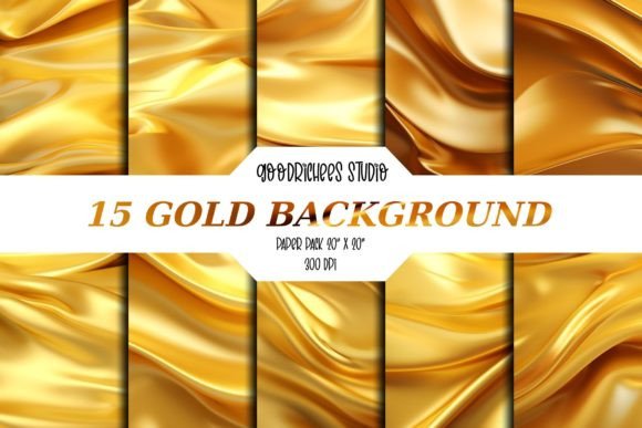 Download Gold Background Digital Paper - Gold background Collection