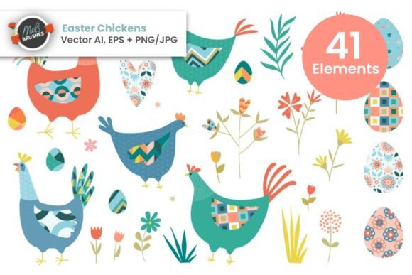 Download Easter Chicken Vector Clipart - Easter Collection