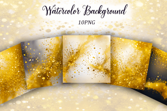 Download Watercolor Gold Background - Gold background Collection