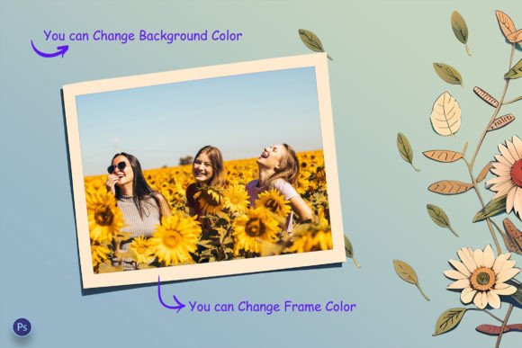 Download Photo Frame Illustration Style Mockup - Style Collection