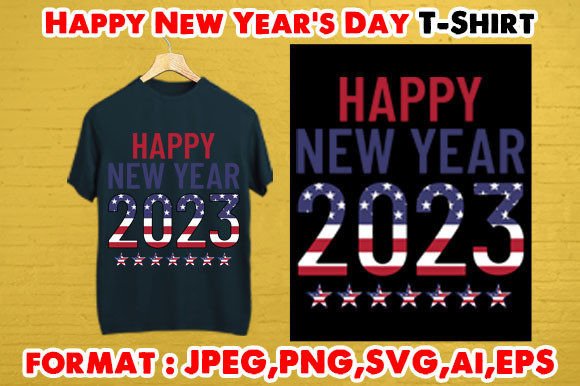Download Happy New Year's Day T- Shirt - New year's day Collection