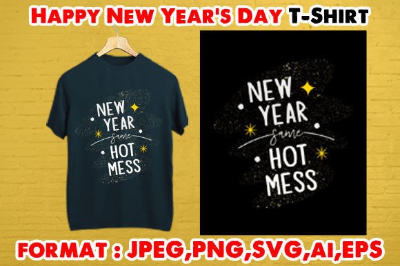 Download Happy New Year's Day T- Shirt - New year's day Collection