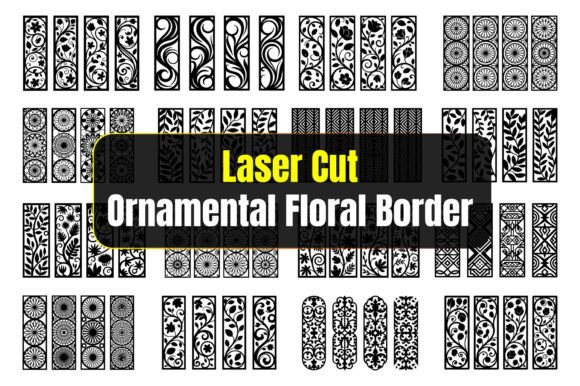 Download Laser Cut Ornamental Floral Border - Ornamental floral border Collection