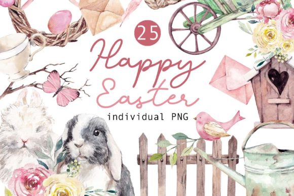 Download Easter Watercolor Clipart - Easter Collection