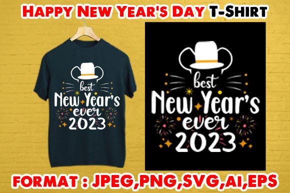 Download Happy New Year's Day T- Shirt - New year's day Collection